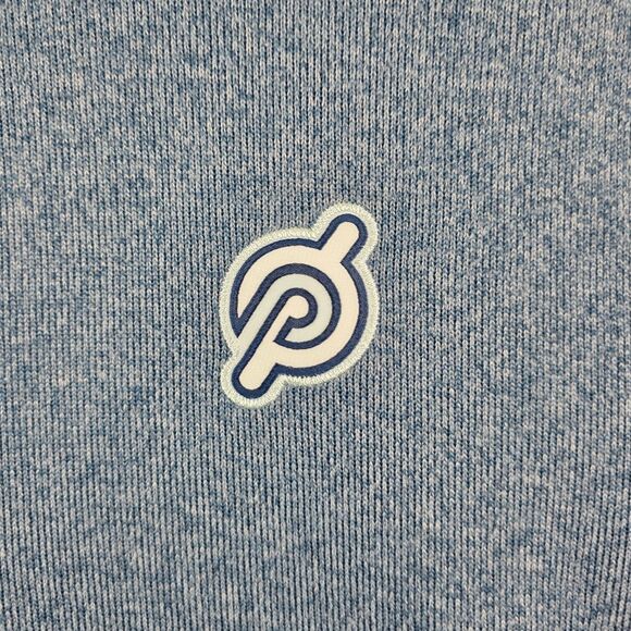 Peloton x Rhone Men's Blue Commuter Quarter Zip Sweater Pullover Size M - Picture 3 of 13